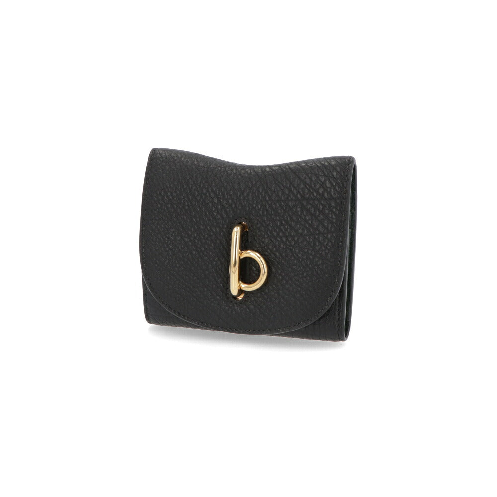 BURBERRY バーバリー ユニセックス 雑貨 カードケース ブラック レザー ミニ財布 8081669