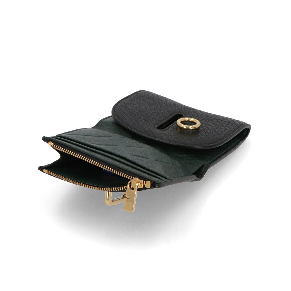 BURBERRY バーバリー ユニセックス 雑貨 カードケース ブラック レザー ミニ財布 8081669