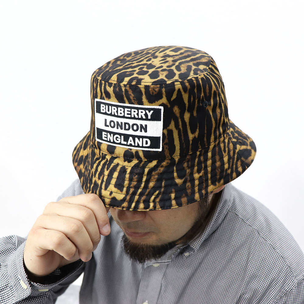 バーバリー 8023869 LEOPA バケットハット レオパード柄