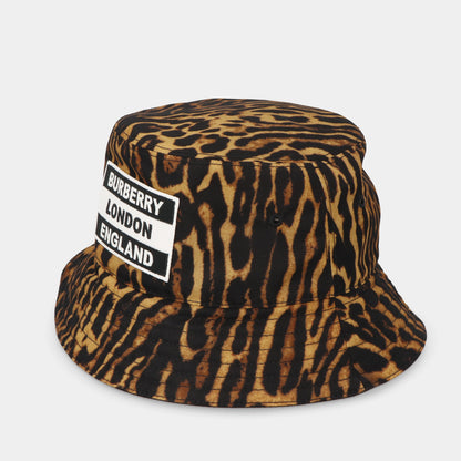 バーバリー 8023869 LEOPA バケットハット レオパード柄