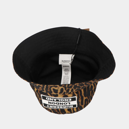 バーバリー 8023869 LEOPA バケットハット レオパード柄