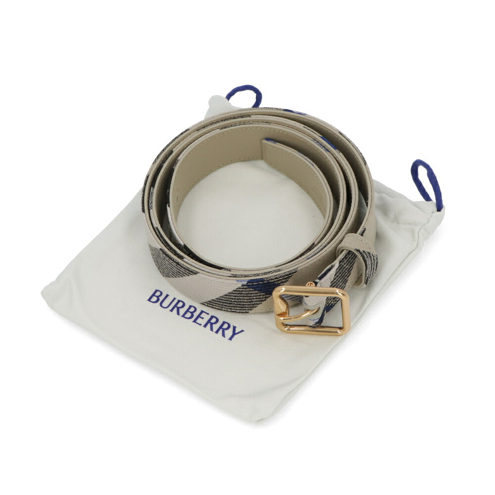 BURBERRY バーバリー ユニセックス 雑貨 ベルト ベージュ系 タータンチェック 8088779