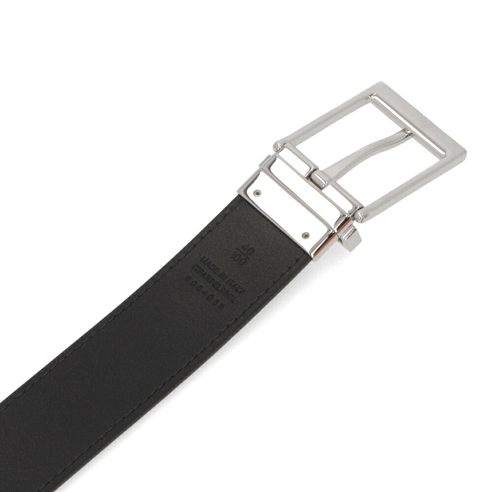 BURBERRY バーバリー メンズ 雑貨 ベルト CHARCOAL×SILVER ポリウレタン レザー リバーシブル 8064959