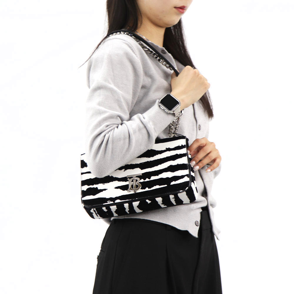 バーバリー ショルダーバッグ 8028181 A6601 ゼブラ柄