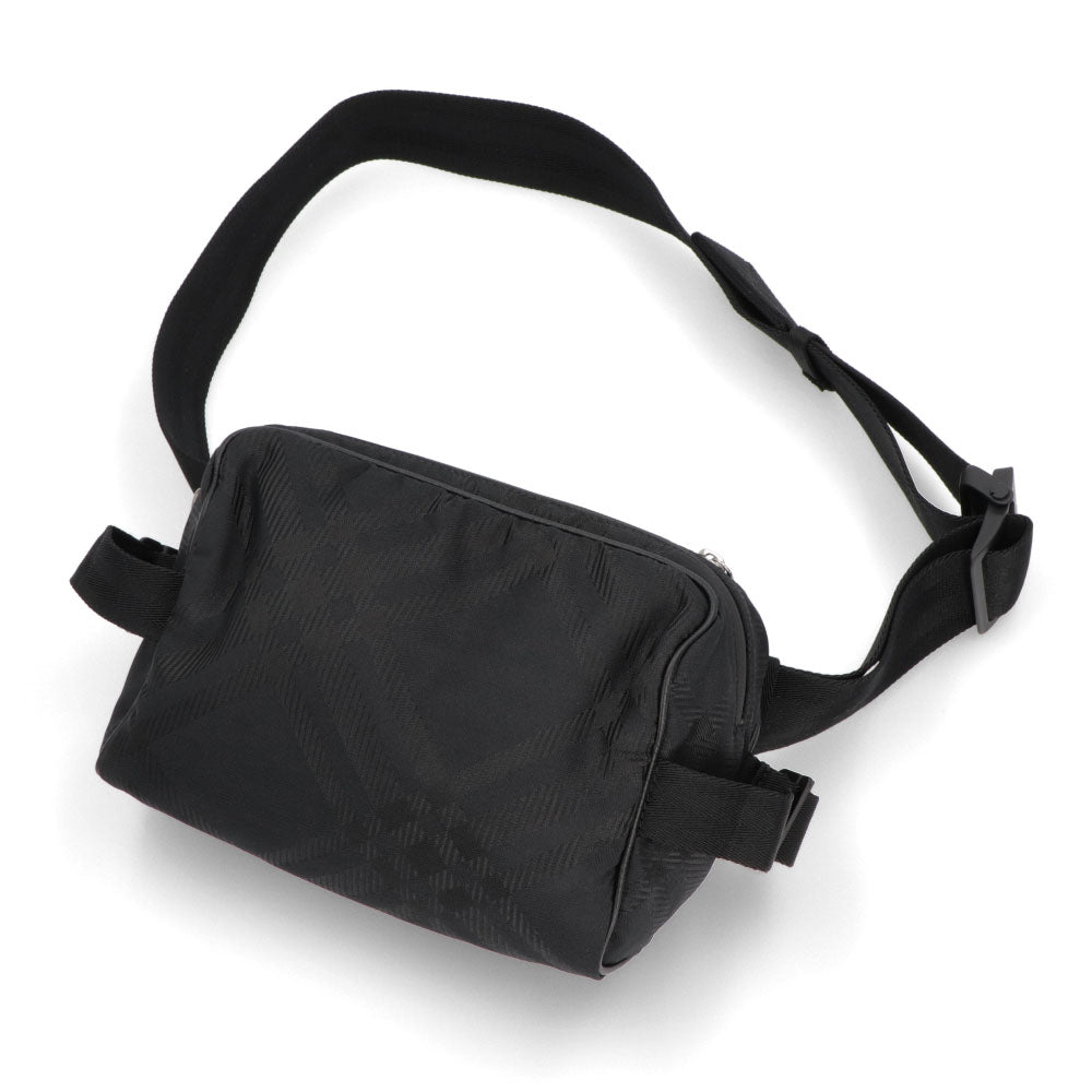 BURBERRY ボディバッグ ブラック チェック柄 8083446