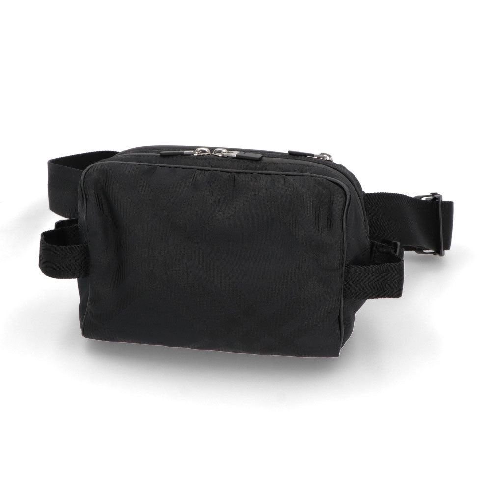 BURBERRY ボディバッグ ブラック チェック柄 8083446