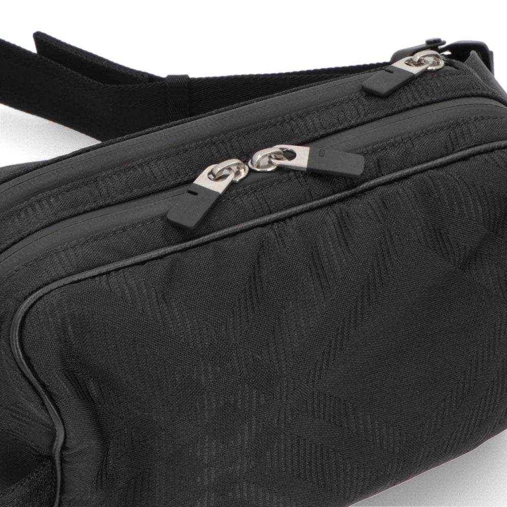 BURBERRY ボディバッグ ブラック チェック柄 8083446