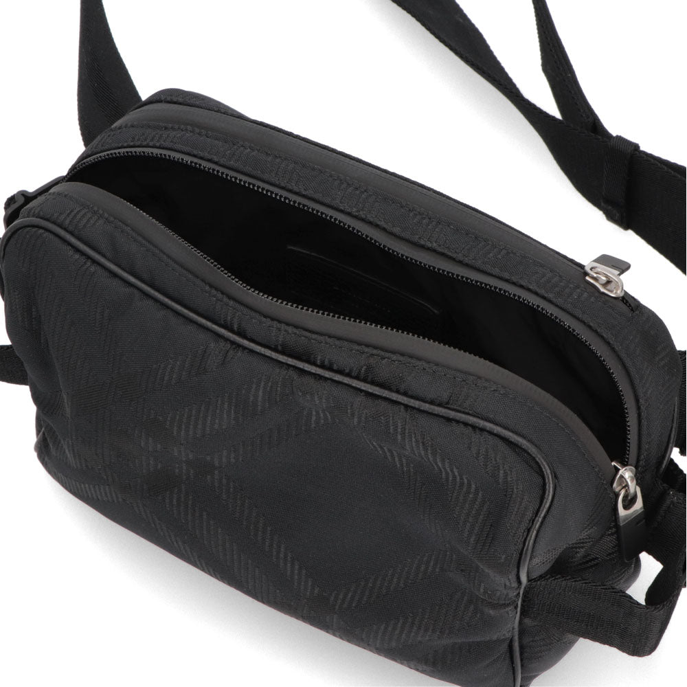 BURBERRY ボディバッグ ブラック チェック柄 8083446