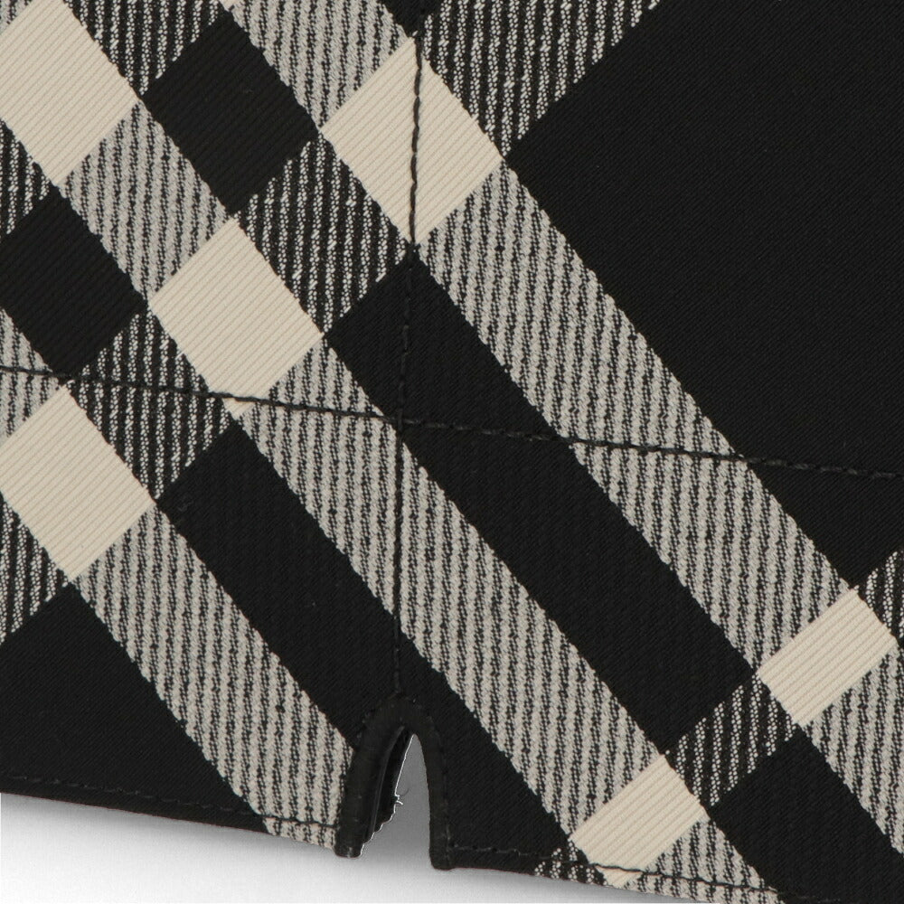 BURBERRY バーバリー レディース バッグ ショルダーバッグ スニップショルダーバッグ ブラック系 ポリエステル コットン クロスボディバッグ バーバリーチェック 8092974
