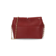 BURBERRY バーバリー レディース バッグ ショルダーバッグ レッド 牛革 クラッチバッグ チェーン 8095499