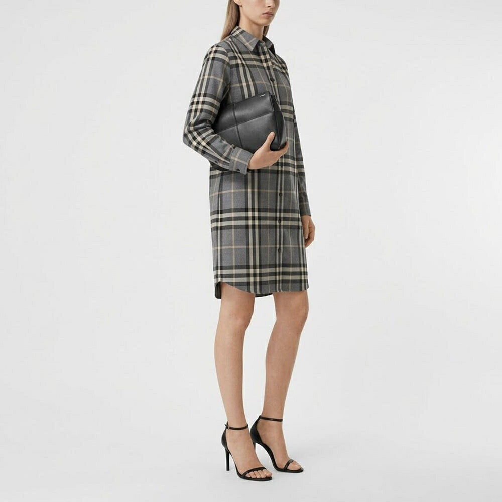 BURBERRY バーバリー レディース バッグ ショルダーバッグ ブラック 牛革 クラッチバッグ チェーン 8095500
