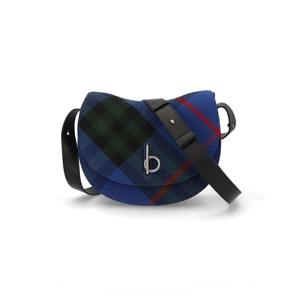 BURBERRY バーバリー レディース バッグ ショルダーバッグ ロッキングホースバッグ ブルー系 ポリエステル コットン クロスボディバッグ バーバリーチェック 8085934