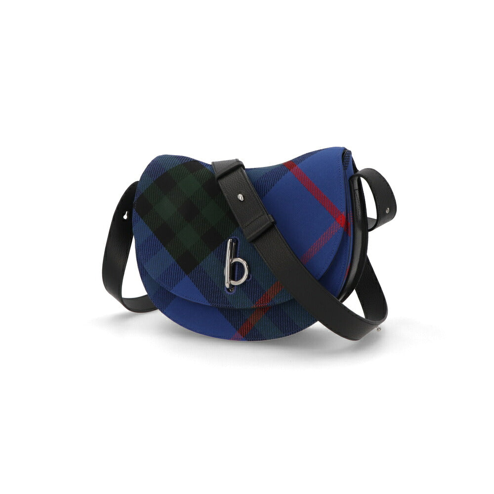 BURBERRY バーバリー レディース バッグ ショルダーバッグ ロッキングホースバッグ ブルー系 ポリエステル コットン クロスボディバッグ バーバリーチェック 8085934