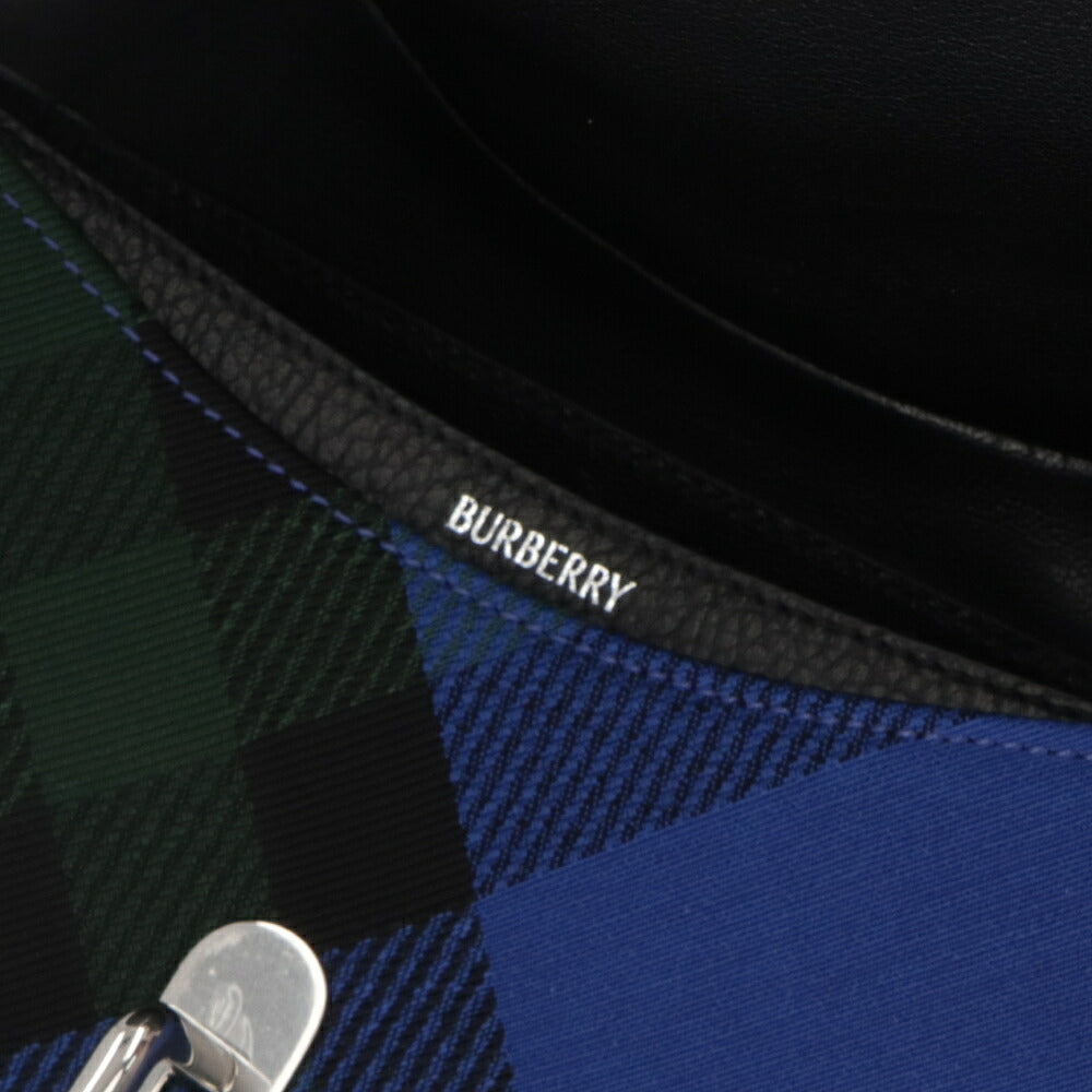 BURBERRY バーバリー レディース バッグ ショルダーバッグ ロッキングホースバッグ ブルー系 ポリエステル コットン クロスボディバッグ バーバリーチェック 8085934