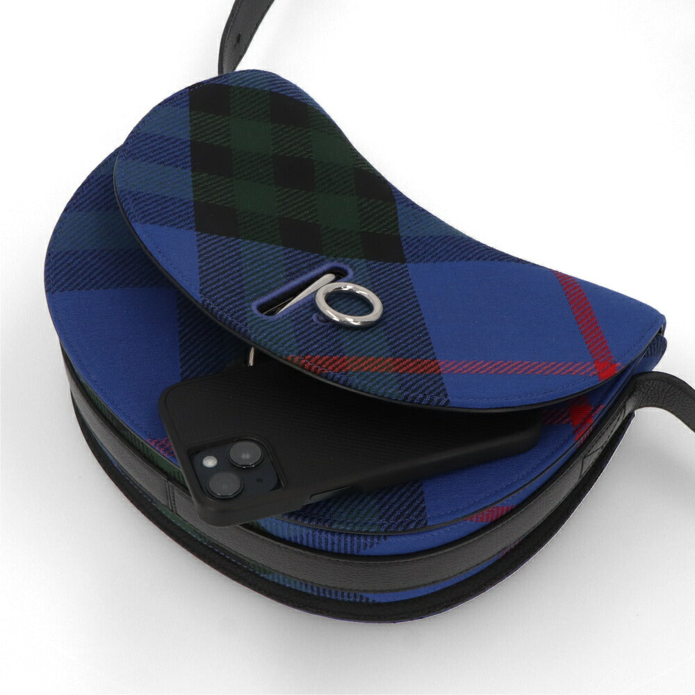 BURBERRY バーバリー レディース バッグ ショルダーバッグ ロッキングホースバッグ ブルー系 ポリエステル コットン クロスボディバッグ バーバリーチェック 8085934