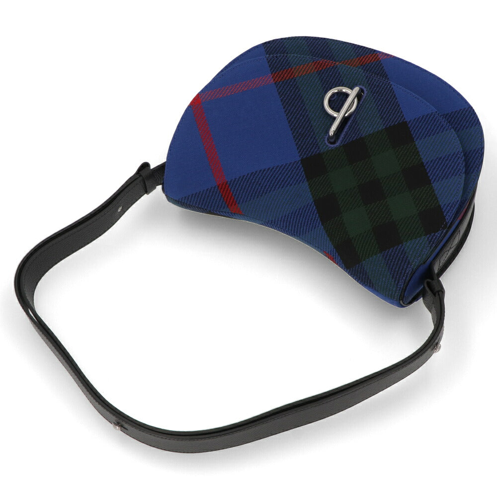 BURBERRY バーバリー レディース バッグ ショルダーバッグ ロッキングホースバッグ ブルー系 ポリエステル コットン クロスボディバッグ バーバリーチェック 8085934