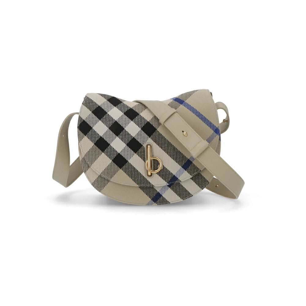 BURBERRY バーバリー レディース バッグ ショルダーバッグ ロッキングホースバッグ ベージュ系 ポリエステル コットン クロスボディバッグ バーバリーチェック 8085935