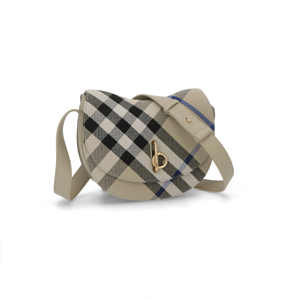 BURBERRY バーバリー レディース バッグ ショルダーバッグ ロッキングホースバッグ ベージュ系 ポリエステル コットン クロスボディバッグ バーバリーチェック 8085935