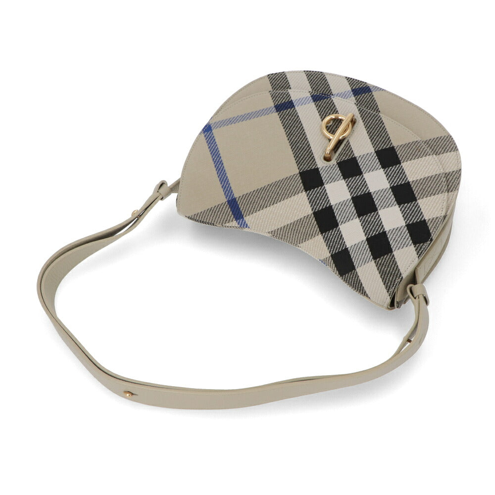 BURBERRY バーバリー レディース バッグ ショルダーバッグ ロッキングホースバッグ ベージュ系 ポリエステル コットン クロスボディバッグ バーバリーチェック 8085935