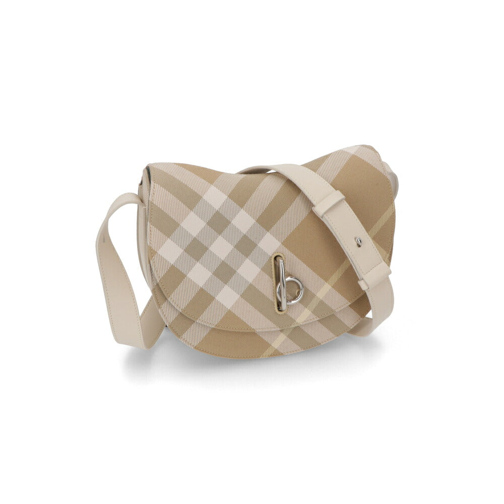 BURBERRY バーバリー レディース バッグ ショルダーバッグ ロッキングホースバッグ ベージュ系 ポリエステル コットン クロスボディバッグ バーバリーチェック 8081350