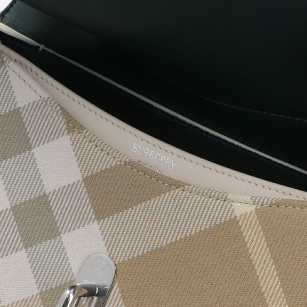 BURBERRY バーバリー レディース バッグ ショルダーバッグ ロッキングホースバッグ ベージュ系 ポリエステル コットン クロスボディバッグ バーバリーチェック 8081350