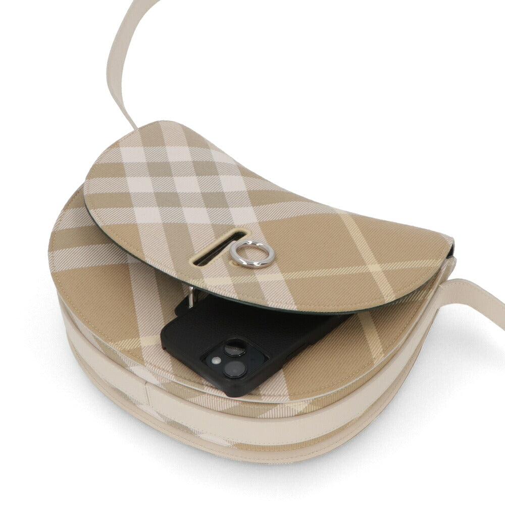 BURBERRY バーバリー レディース バッグ ショルダーバッグ ロッキングホースバッグ ベージュ系 ポリエステル コットン クロスボディバッグ バーバリーチェック 8081350