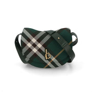 BURBERRY バーバリー レディース バッグ ショルダーバッグ ロッキングホース バッグ グリーン系 ポリエステル コットン クロスボディバッグ バーバリーチェック 8081351