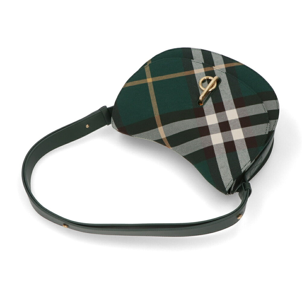 BURBERRY バーバリー レディース バッグ ショルダーバッグ ロッキングホース バッグ グリーン系 ポリエステル コットン クロスボディバッグ バーバリーチェック 8081351