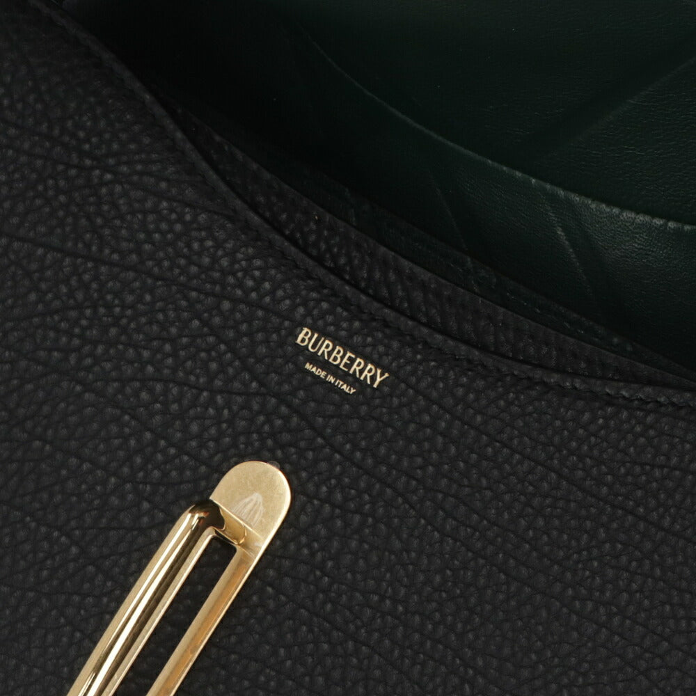 BURBERRY バーバリー レディース バッグ ショルダーバッグ ロッキングホースバッグ ブラック カーフスキン クロスボディバッグ 8081007
