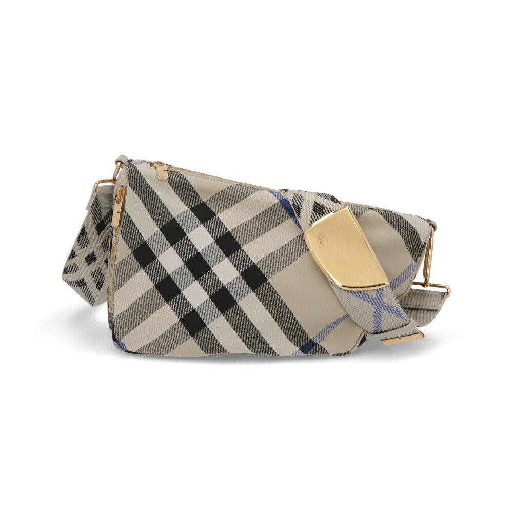 BURBERRY バーバリー レディース バッグ ショルダーバッグ シールドメッセンジャーバッグ ベージュ系 ポリエステル コットン クロスボディバッグ バーバリーチェック 8087623