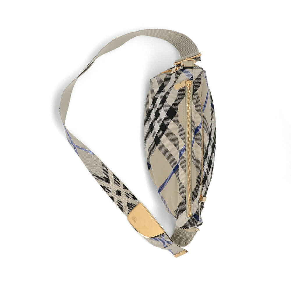 BURBERRY バーバリー レディース バッグ ショルダーバッグ シールドメッセンジャーバッグ ベージュ系 ポリエステル コットン クロスボディバッグ バーバリーチェック 8087623