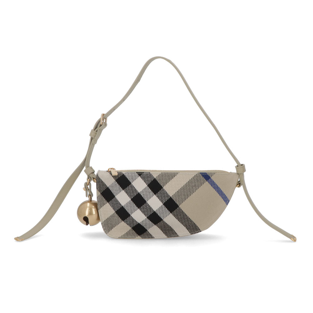 BURBERRY バーバリー レディース バッグ ショルダーバッグ ベージュ系 ポリエステル コットン ベルトバッグ バーバリーチェック 8086021