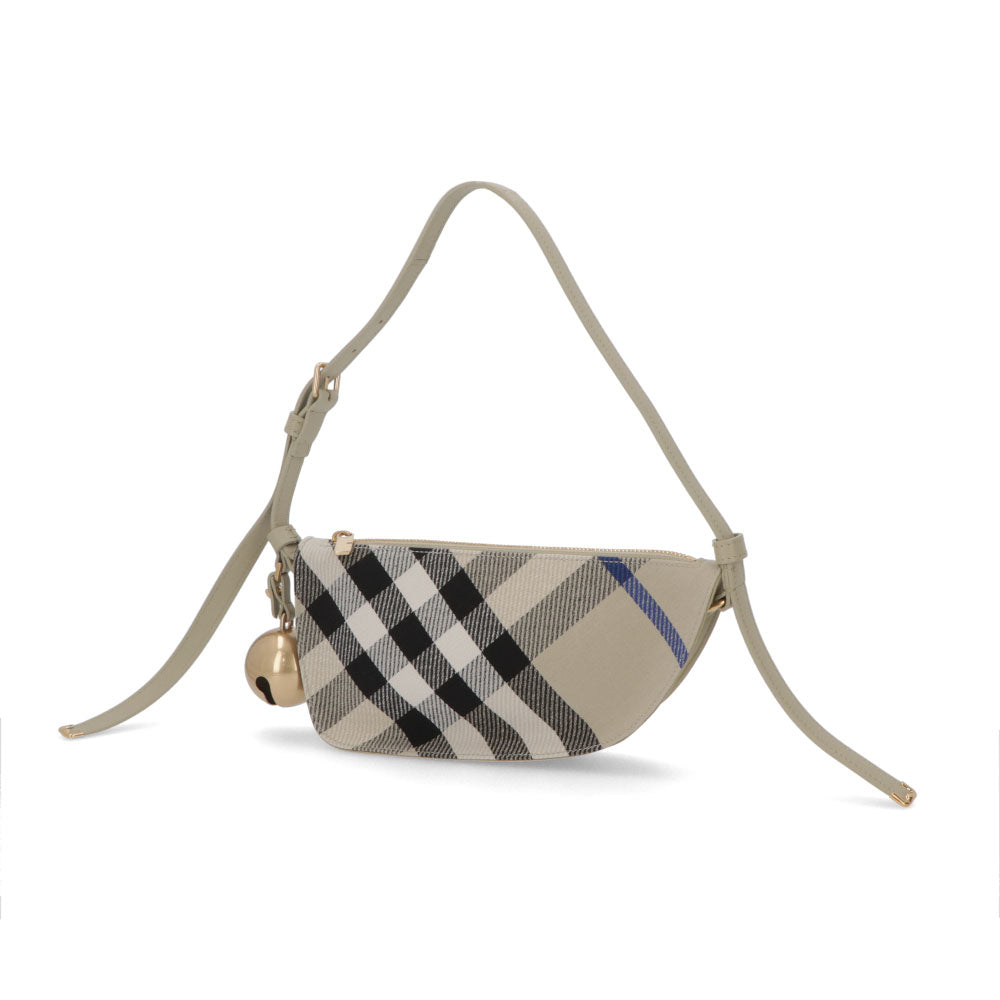BURBERRY バーバリー レディース バッグ ショルダーバッグ ベージュ系 ポリエステル コットン ベルトバッグ バーバリーチェック 8086021