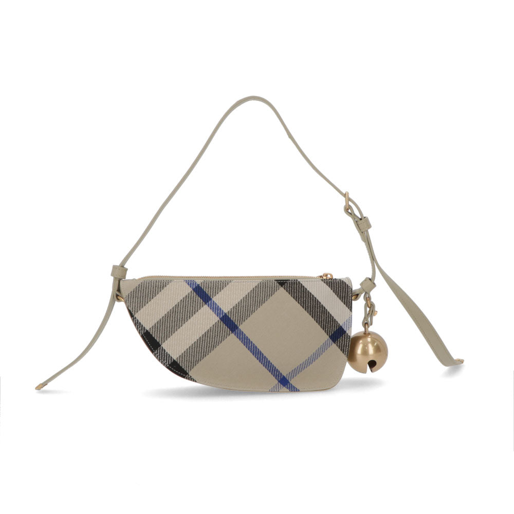 BURBERRY バーバリー レディース バッグ ショルダーバッグ ベージュ系 ポリエステル コットン ベルトバッグ バーバリーチェック 8086021