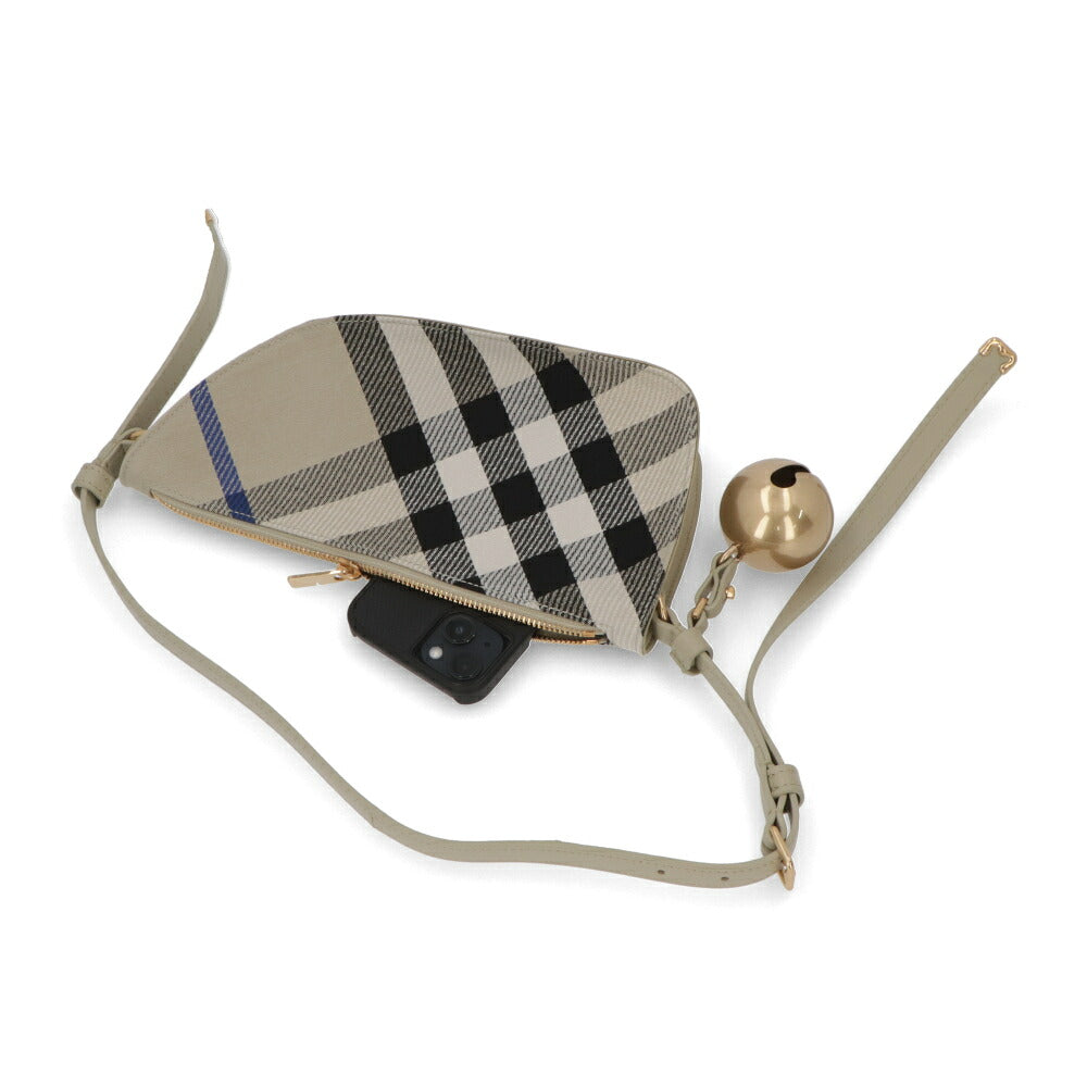 BURBERRY バーバリー レディース バッグ ショルダーバッグ ベージュ系 ポリエステル コットン ベルトバッグ バーバリーチェック 8086021