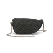 BURBERRY バーバリー レディース バッグ ショルダーバッグ シールド チャコールグレー ラムレザー チェーンバッグ キルティング 8087272