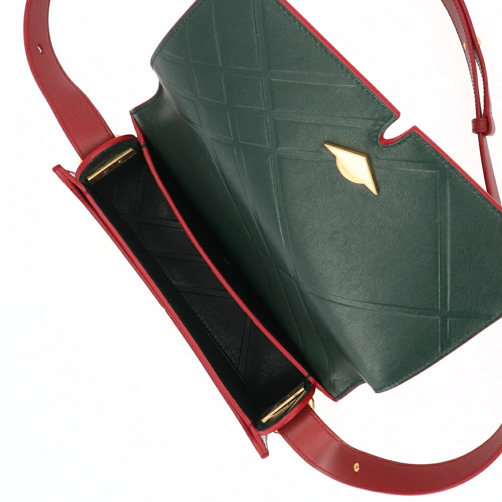 BURBERRY バーバリー レディース バッグ ショルダーバッグ SNIP BAG レッド ラムスキン クロスボディバッグ 8085403
