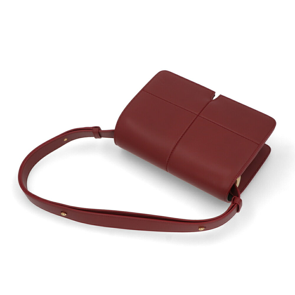 BURBERRY バーバリー レディース バッグ ショルダーバッグ SNIP BAG レッド ラムスキン クロスボディバッグ 8085403