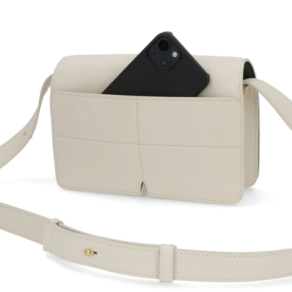 BURBERRY バーバリー レディース バッグ ショルダーバッグ SNIP BAG ホワイト カーフスキン クロスボディバッグ 8088936