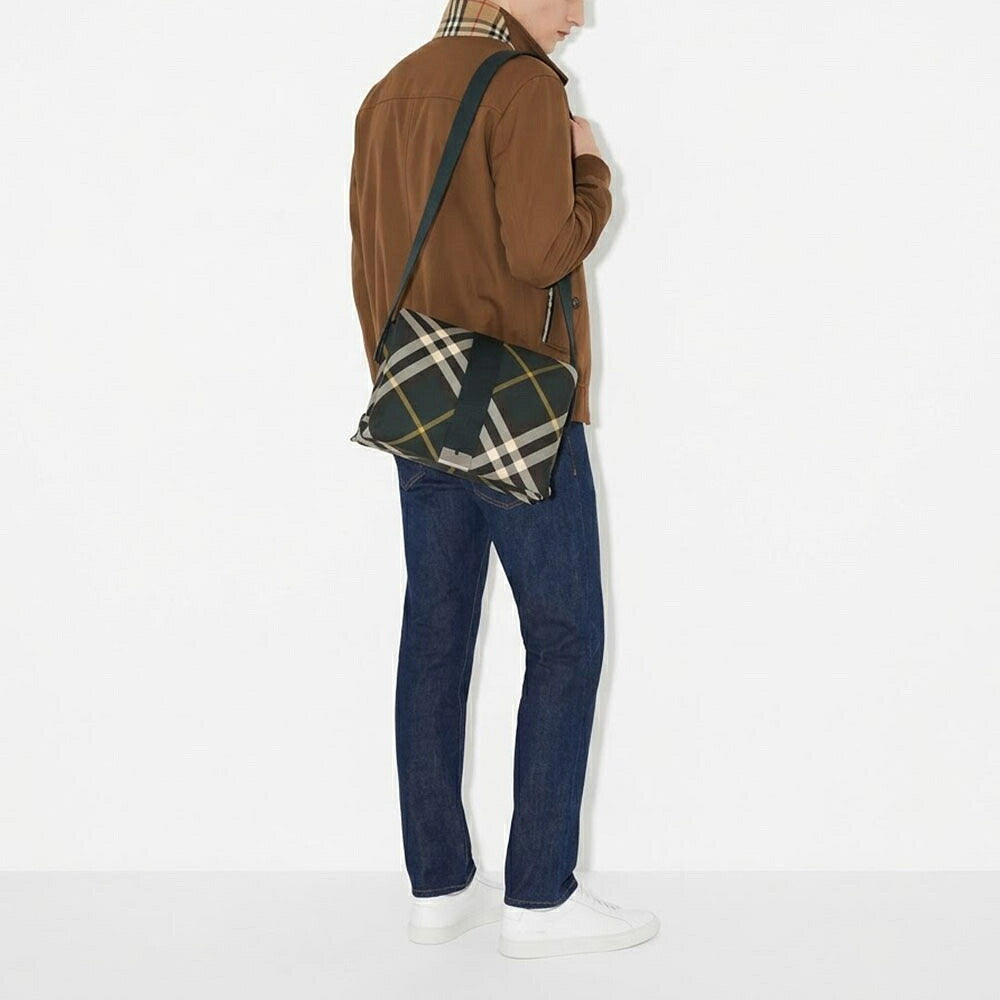 BURBERRY バーバリー ユニセックス バッグ ショルダーバッグ グリーンチェック クロスボディバッグ パファーバッグ 8083291