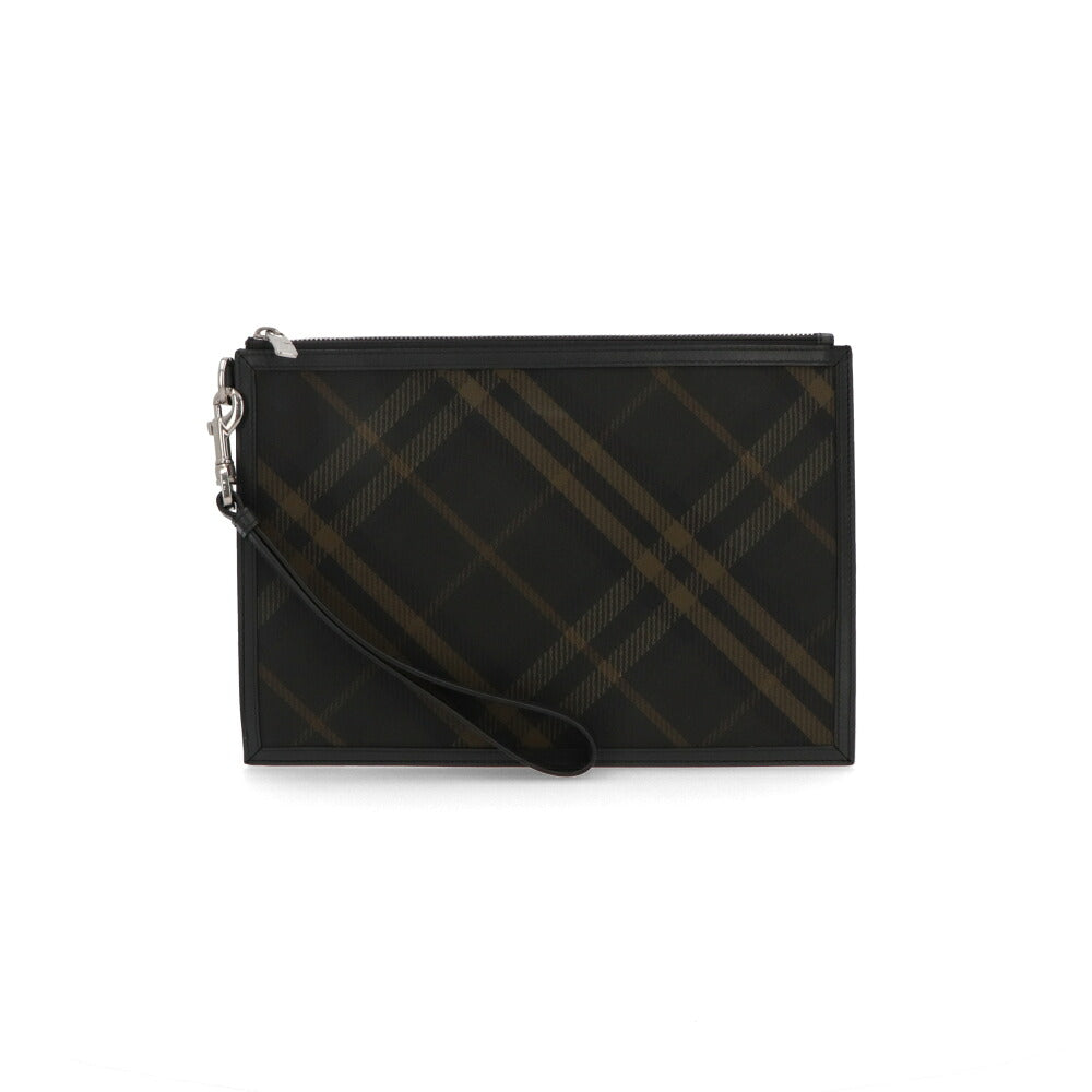 BURBERRY バーバリー ユニセックス バッグ クラッチバッグ グリーン系 バーバリーチェック 8098461