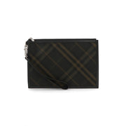 BURBERRY バーバリー ユニセックス バッグ クラッチバッグ グリーン系 バーバリーチェック 8098461