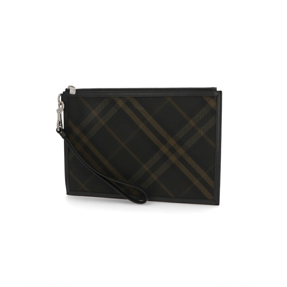 BURBERRY バーバリー ユニセックス バッグ クラッチバッグ グリーン系 バーバリーチェック 8098461