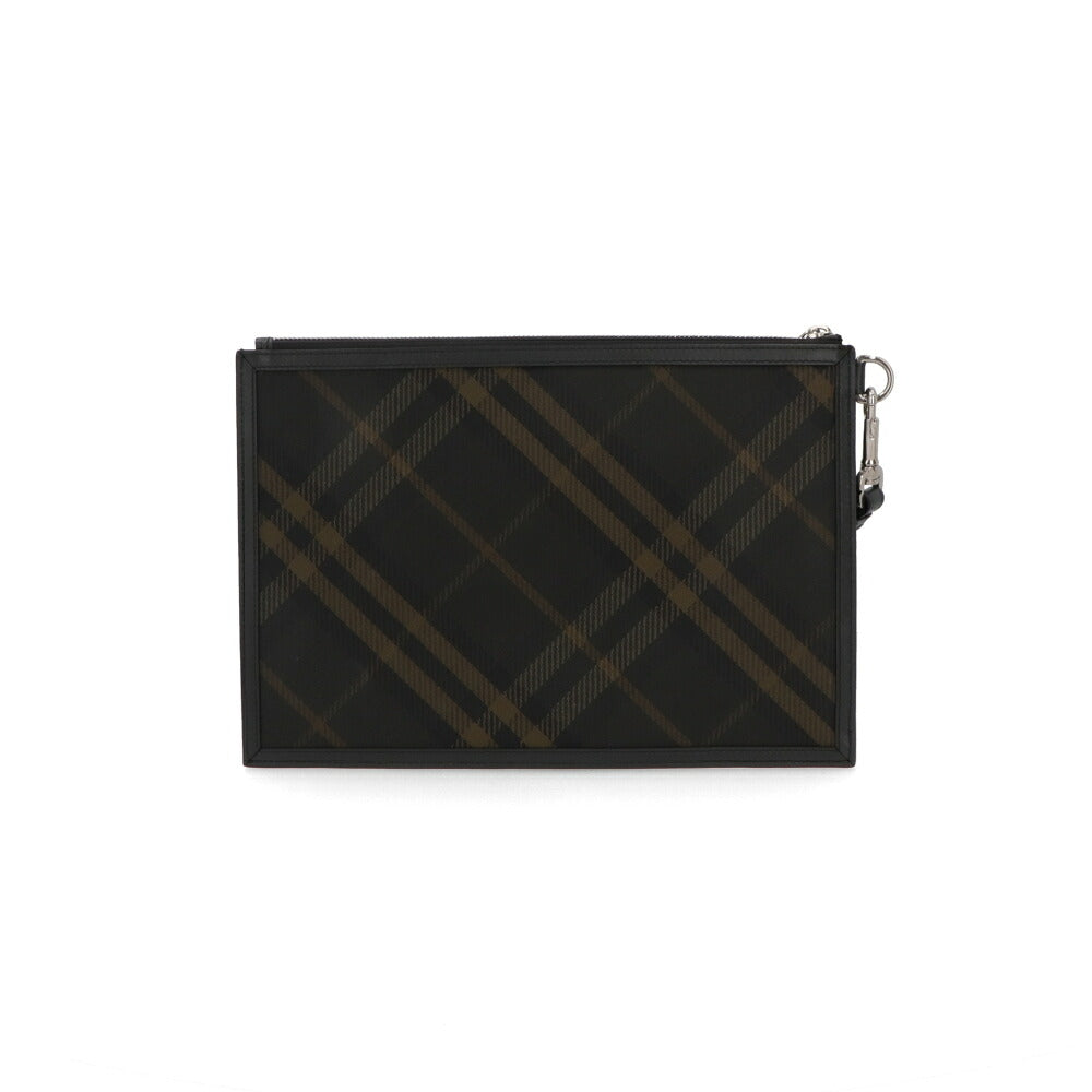 BURBERRY バーバリー ユニセックス バッグ クラッチバッグ グリーン系 バーバリーチェック 8098461