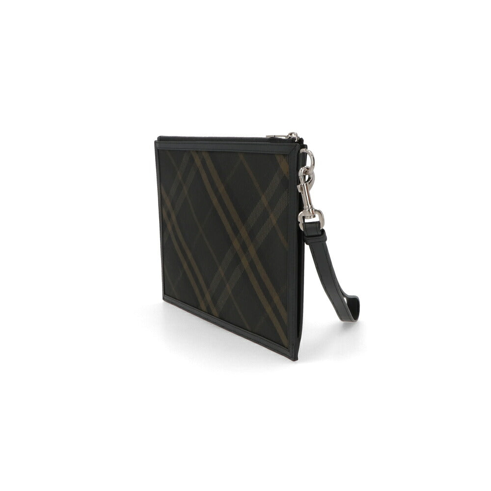 BURBERRY バーバリー ユニセックス バッグ クラッチバッグ グリーン系 バーバリーチェック 8098461