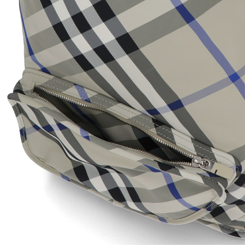 BURBERRY バーバリー ユニセックス バッグ リュック・デイパック グレー系マルチカラー ナイロン リュックサック チェック柄