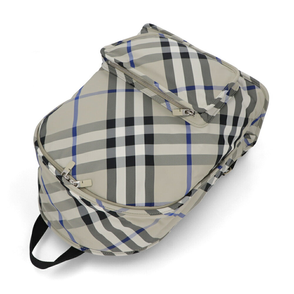 BURBERRY バーバリー ユニセックス バッグ リュック・デイパック グレー系マルチカラー ナイロン リュックサック チェック柄