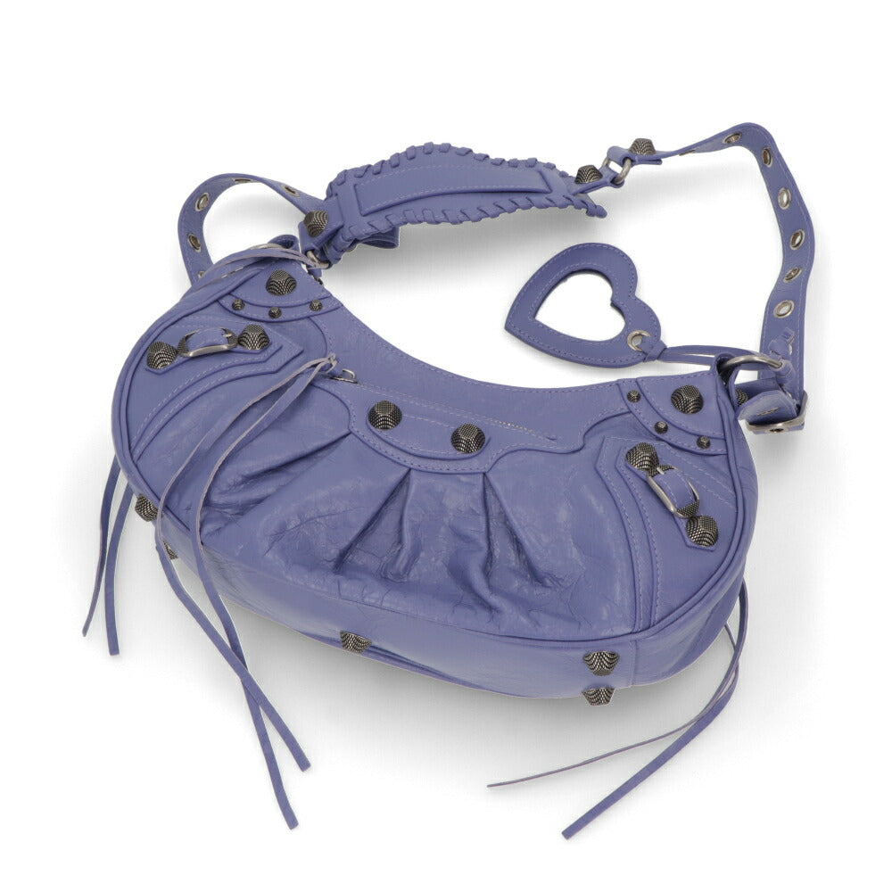 BALENCIAGA バレンシアガ レディース バッグ ショルダーバッグ パープル ラムスキン Le Cagole クロスボディバッグ 671307 1VG9Y