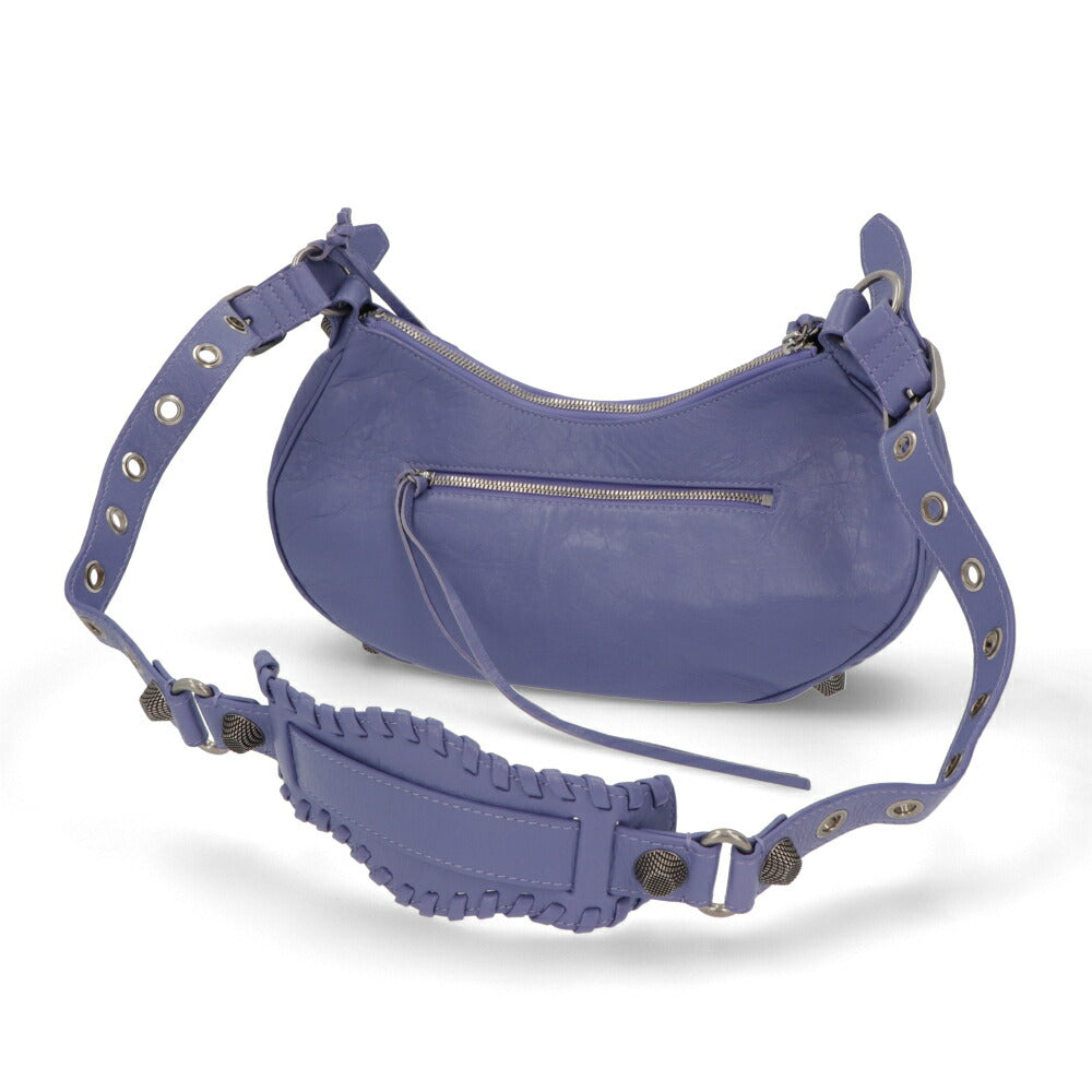 BALENCIAGA バレンシアガ レディース バッグ ショルダーバッグ パープル ラムスキン Le Cagole クロスボディバッグ 671307 1VG9Y