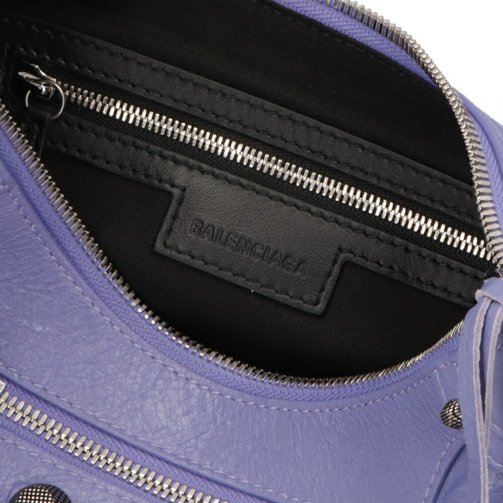 BALENCIAGA バレンシアガ レディース バッグ ショルダーバッグ パープル ラムスキン Le Cagole クロスボディバッグ 671307 1VG9Y